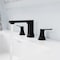Anzzi 2-Handle 3-Hole Widespread Bathroom Faucet, Matte Black Brushed Nickel L-AZ902MB-BN - alternate 4